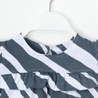 Платье для девочки KAFTAN "Safari" р.34 (122-128), чёрный/белый - Фото 7