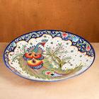 Ляган узбекский Риштанская Керамика «Павлин», d=42.5 см, синий - Фото 1