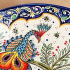 Ляган узбекский Риштанская Керамика «Павлин», d=42.5 см, синий - Фото 3