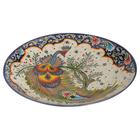 Ляган узбекский Риштанская Керамика «Павлин», d=42.5 см, синий - Фото 6