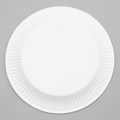 Тарелка одноразовая бумажная Happy Birthday, 18 см