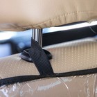 Защитная накидка на спинку сиденья автомобиля, 2 кармана, 605х400 мм, ПВХ - фото 6292845