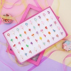 Кольцо детское "Ассорти" эмаль, форма МИКС, цвет МИКС, безразмерное (100 шт) - фото 809369869