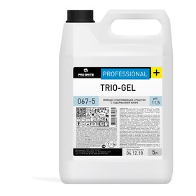 Моющее средство Trio-gel с хлором, 5л