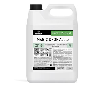 Моющее средство с ароматом яблока для посуды Magic Drop class Е Apple, 5л
