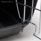 Переноска для животных до 12 кг «Пижон», 49×33×32 см, металлическая дверь, пластик, серая - Фото 8