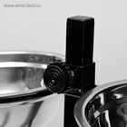 Подставка с мисками, 2×1 л, высота 40 см, разборная, чёрная - Фото 4