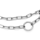 Ошейник строгий пластинчатый, цинк, 55 х 2,3 см - фото 24724363