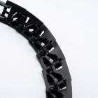 Ошейник строгий пластинчатый вороненый, 60 х 2,7 см - Фото 3