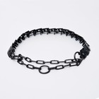 Ошейник строгий пластинчатый вороненый, 60 х 2,7 см - Фото 6