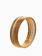 Браслет металл «Каркас» тонкая нить, набор 10 штук, цвет золото, 6.5 см - Фото 1