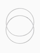 Браслеты металл «Каркас. Тонкая нить», набор 10 шт., цвет серебро, 6.5 см - Фото 3