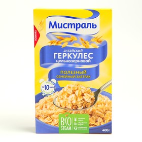 Хлопья МИСТРАЛЬ геркулес традиционный 400г (8005641) - Купить по цене ...