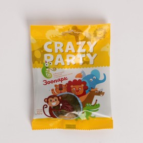 Мармелад жевательный Crazy Party "Зоопарк", 70 г