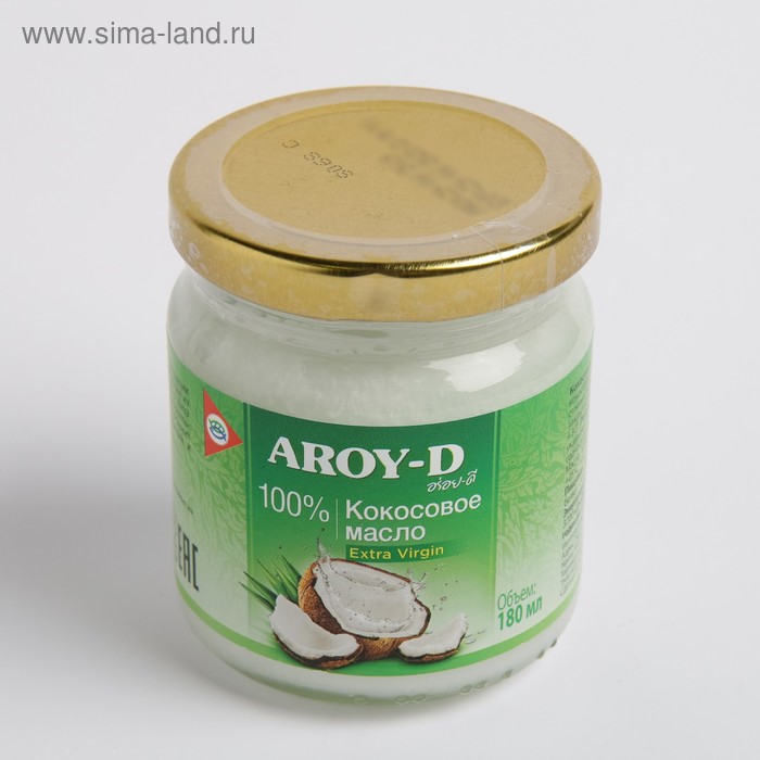 Кокосовое масло extra virgin 100% , 180 мл - Фото 1