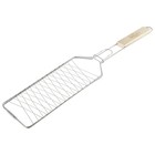 Решётка гриль для рыбы maclay, 32×12 см, нержавеющая сталь, для мангала - фото 63045877