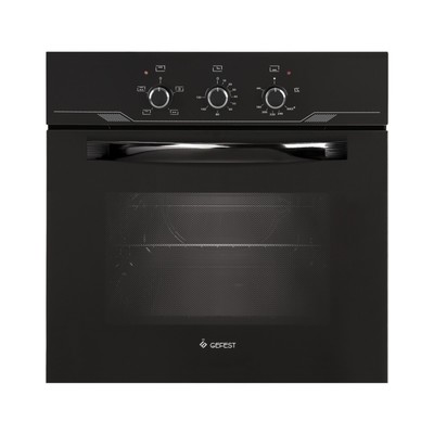 Духовой шкаф Gefest ДГЭ 621-01, газовый, 52 л, газ-контроль, гриль, чёрный