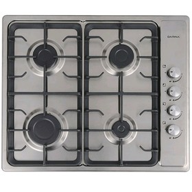 Варочная поверхность Darina 1T1 BGM 341 12 X, газовая, 4 конфорки, 55.5 см, серебристая 4987078