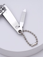 Кусачки книпсер маникюрные, с пилкой, с цепочкой, 5.5 см - Фото 5