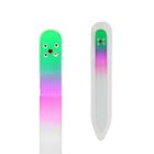 Пилка стеклянная для ногтей "Радуга", 9см, 5шт, цвет МИКС - Фото 1