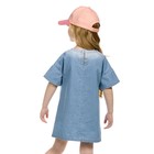 Платье для девочек, рост 98 см, цвет голубой - Фото 2