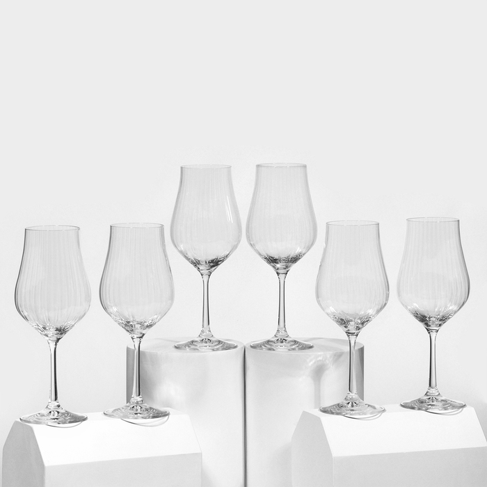 Набор бокалов для вина «Тулипа», 350 мл, 6 шт - фото 1908557250