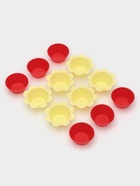 Формы для выпечки кексов Доляна «Риб. Ромашка», силикон, 9×3 см, набор 12 шт., жёлтые, красные - Фото 4