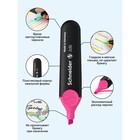 Маркер текстовыделитель Schneider Job, 1.0-5.0 мм, чернила на водной основе, розовый - Фото 3