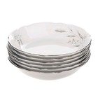 Тарелка для супа Constance, декор «Серебряные колосья, отводка платина», 19 см - Фото 2