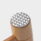 Молоток для мяса Доляна «Русская душа», 26×9.5 см, бежевый - Фото 4