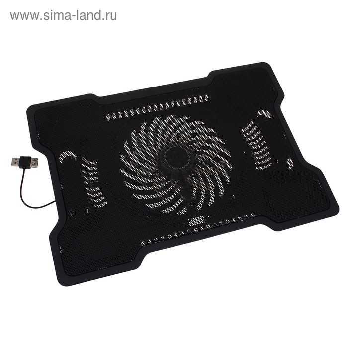 Подставка для охлаждения ноутбука BLK-100S NC-21, 1 кулер, пластик USB - Фото 1