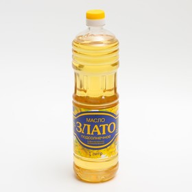 Масло подсолнечное ЗЛАТО раф дезодор 1/с 1л (8012739) - Купить по цене ...