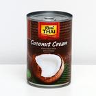 Кокосовый крем для приготовления блюд REAL THAI 95% мякоти, растительные жиры 20-22%, ж/б 400 мл - Фото 1