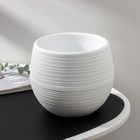 Горшок для цветов «Япония», 2 л, пластиковый, белый - Фото 2