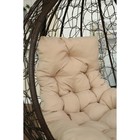 Подвесное кресло «Бароло», капля, цвет коричневый, подушка бежевая, стойка - Фото 2