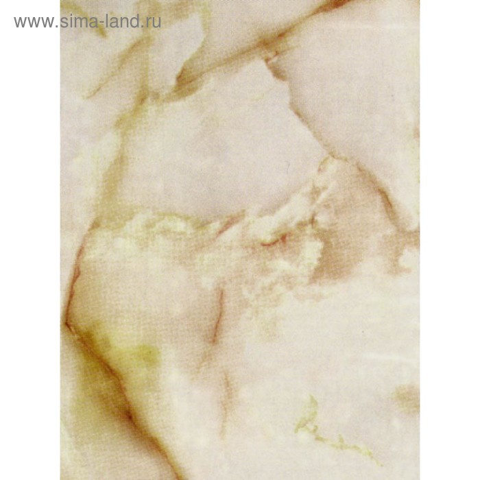 Самоклеящаяся пленка Color decor 8308 мрамор белый с красно-бежевыми прожилками 0,45х8,0 - Фото 1