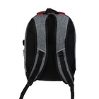Рюкзак молодёжный, Stavia, 40 х 28 х 18 см, эргономичная спинка, «Город» 300D, серый - Фото 6