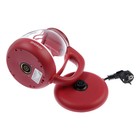 Чайник электрический ENERGY E-296, стекло, 1 л, 1100 Вт, красный - фото 51332987 Чайник электрический ENERGY E-296, стекло, 1 л, 1100 Вт, красный - фото 51332987