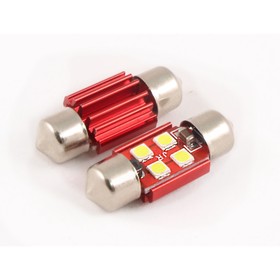 

Лампа светодиодная 11-31 (SV8,5) 4 SMD 3030, радиатор 12-24В