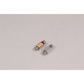 

Лампа светодиодная 11-36 (SV8,5) 12 SMD 4014, CANBUS обманка, радиатор 12В