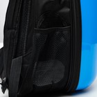 Рюкзак-переноска 30 х 24 х 42 см, пластик, голубой - Фото 8