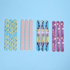 Пилки-наждаки, абразивность 240/240, 18 см, 3 шт, рисунок МИКС - Фото 3