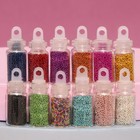 Бульонки для декора, 12 бутылочек, разноцветные - Фото 2