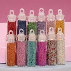 Бульонки для декора QF, 12 бутылочек, разноцветные - Фото 2