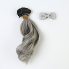 Волосы - тресс для кукол «Пепельные волны», длина волос: 25 см, ширина: 150 см - фото 6293445