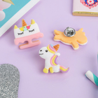 Набор значков (3шт) «Единороги» разные, форма МИКС, цветные - Фото 2