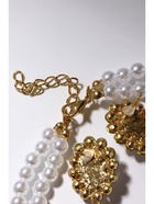 Набор 2 предмета: серьги, колье «Антуанетта» вспышка, цвет белый в золоте, 40 см - Фото 11