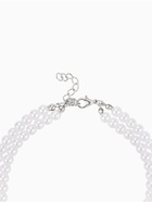 Набор 2 предмета: серьги, колье «Антуанетта» вспышка, цвет белый в серебре, 40 см - Фото 5