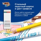 Карандаши 12 цветов BIC Kids Illusion, детские, шестигранные, с ластиком, стираемые - Фото 5