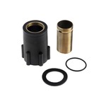 Смеситель для кухни Accoona A4890G-3, однорычажный, силиконовый излив, латунь, белый, хром 4973664